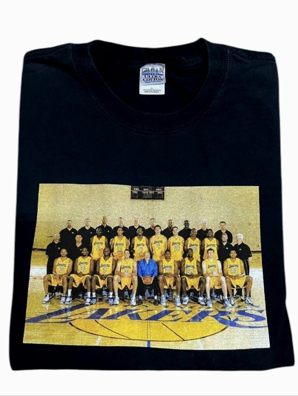 NBA Vintage 00'  Lakers Team Roster Kobe T-Shirt
